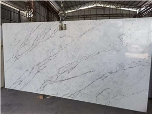 marbling color quartz slab calacatta stone worktop